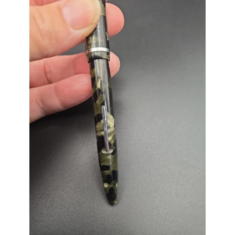 VTG 1930s Sheaffer Balance Fountain Pen Grey Pearl Black 3 Nib For Restoration - Picture 4 of 10